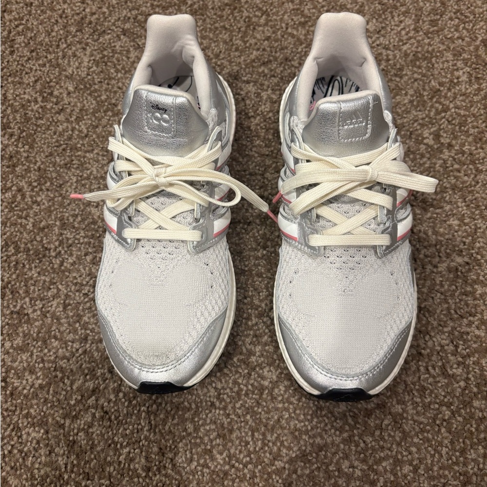 Disney Mickey Adidas Ultraboost White and Pink Sneakers
